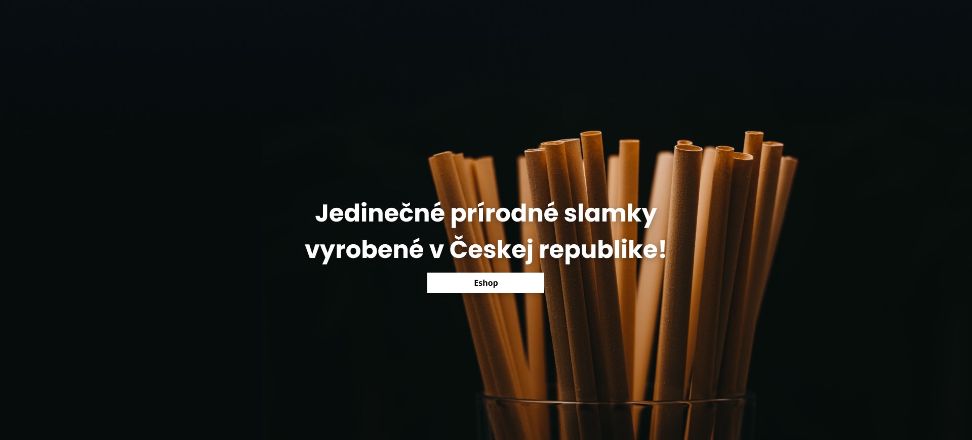 Jedinečné prírodné slamky vyrobené v Českej republike!
